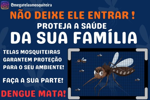 MEGA TELA MOSQUITEIRA